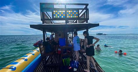 Little Boracay Calatagan Batangas Day Tour with Floating Cottage.
